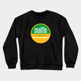 seattle supersonics basketball Crewneck Sweatshirt